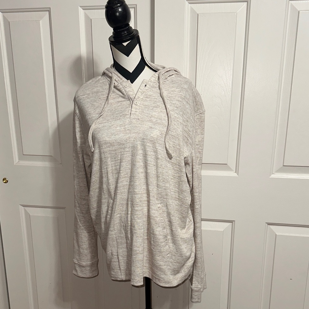 Onia Beige Pullover Hoodie